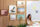 A woman sitting in a study room