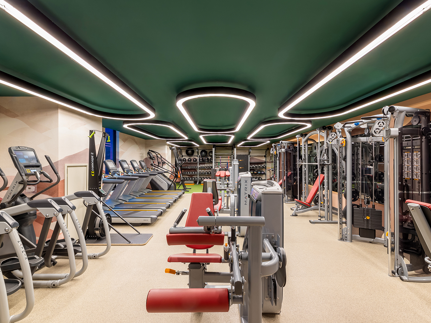 A state-of-the-art fitness center