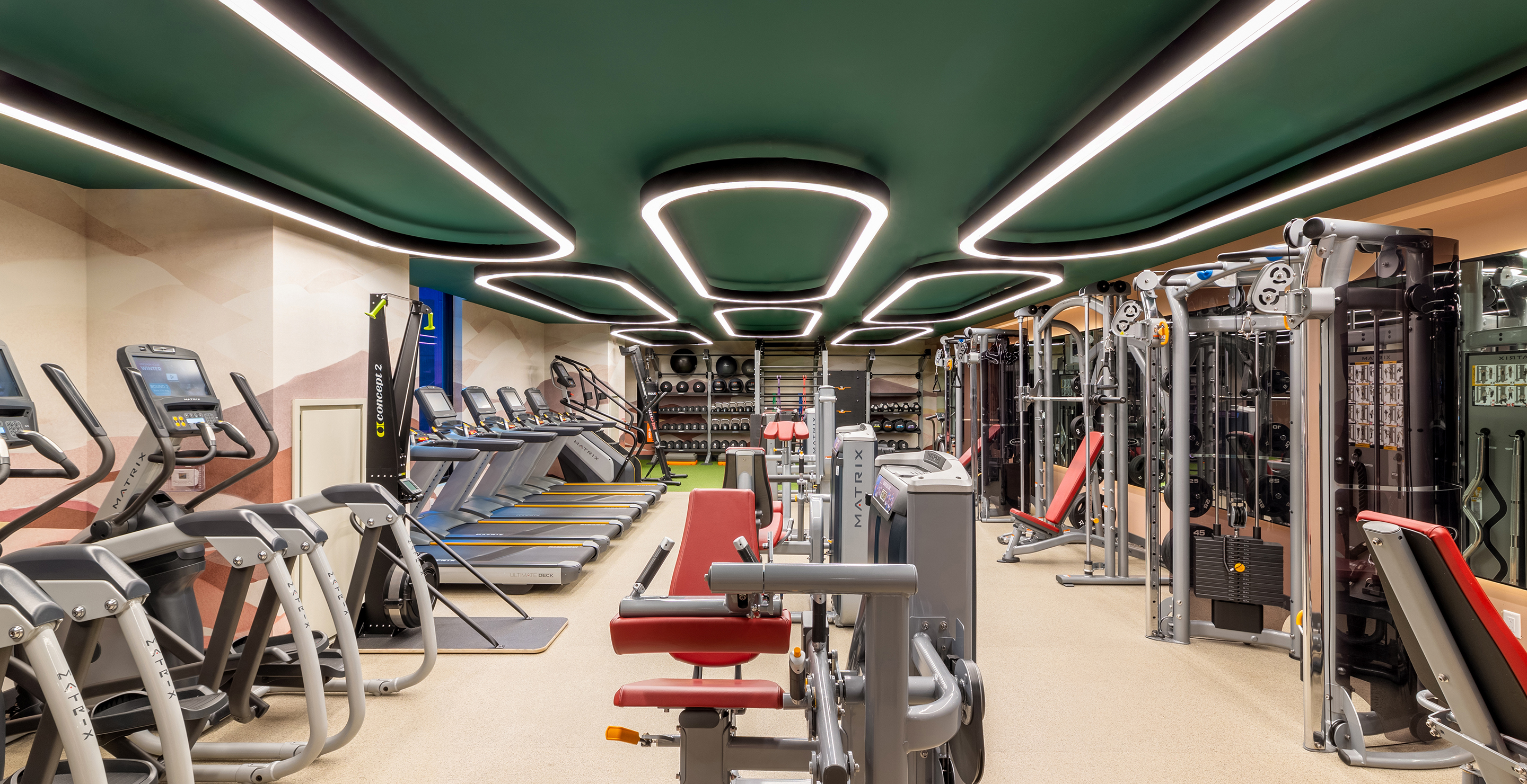 A state-of-the-art fitness center